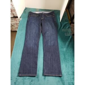 Gap Jeans Size 6 Womens Blue Stretch Pants Ladies Mid Rise Real Straight